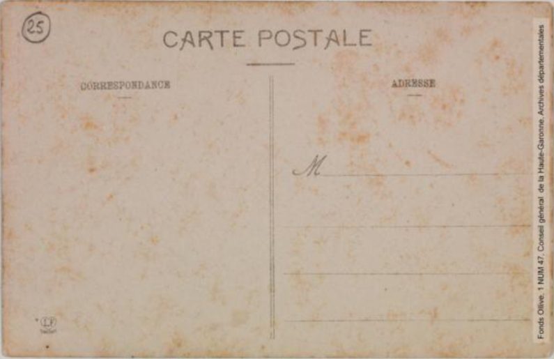 Vallée de l'Aude. 472. Haute vallée de l'Aude. Escouloubre : vue sur les établissements Sarda. La route de Carcanières. - Toulouse : phototypie Labouche frères, marque LF au verso, [entre 1911 et 1925]. - Carte postale (1911/1925) - verso